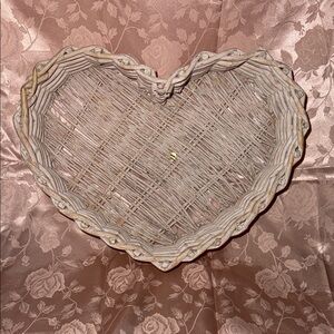Heart wicked basket